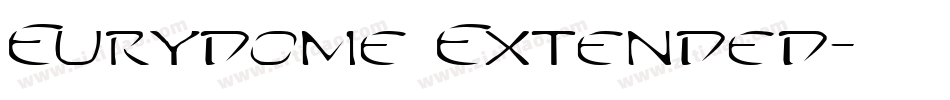 Eurydome Extended字体转换
